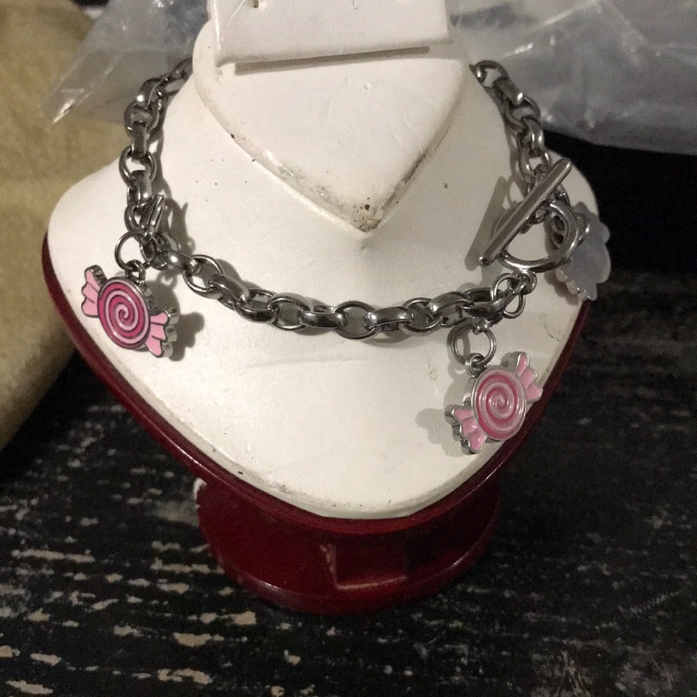 Candy charm bracelet